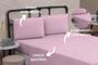 Imagem de Lençol Casal Cama Box Avulso Sem Elástico Linha Prime Microfibra