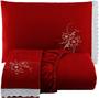 Imagem de Lencol Casal Queen Size 3Pçs Bordado com Lese