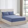 Imagem de Lençol com Elástico de Flanela Sweet Home Collection - Tamanho Twin Denim