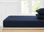 Imagem de Lençol com elástico Sweet Home Collection Full Navy Blue Microfiber