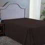 Imagem de Lençol de Cama 400 Fios King Size Micro Percal Aveludado Toque Macio Sem Elástico