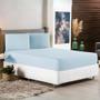 Imagem de Lençol de Cama Box Com Elástico Avulso Casal 100% Algodão Malha