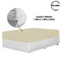 Imagem de Lençol de cama Casal 400 Fios 4 Peças 100% algodao com elastico