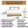 Imagem de Lençol de Cama Casal 400 Fios Liso Micro Percal Sem Elástico Cama Box Avulso