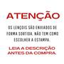 Imagem de Lençol de cama Casal Avulso c/ ELÁSTICO em toda volta ESTAMPADO, varias estampas, super lindo!