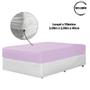 Imagem de Lençol de cama King Avulso 400 Fios Com Elástico 100% algodao com elastico