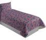 Imagem de Lençol de Cama Solteiro Estampado Stitch 1,40 x 2,10m com 2 peças