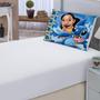 Imagem de Lençol Liso Elásticado + Fronha Estampada Decorativa