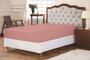 Imagem de Lençol para Cama Queen com Elástico Altura 30cm Rosa Envelhecido