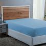 Imagem de Lençol Queen 300 Fios 100% Algodão Lençol com Elástico Avulso Cama Box 30cm Altura