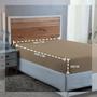 Imagem de Lençol Queen Size Algodão 300 Fios com Elástico Forro de Cama Box