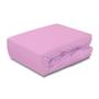 Imagem de Lencol Solteiro Com Elastico Rosa Nevoa 100% Algodao