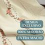 Imagem de Lencol Super Queen Size Elastico Daphane 100%Algodao Extra