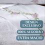 Imagem de Lencol Super Queen Size Elastico Daphane 100%Algodao Extra Macio BOUQUET