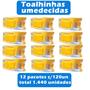 Imagem de Lenços Toalhinhas Umedecidas Upa Bebê tampa flip top 12 pacotes com 120 unidades - Wipex Brasil
