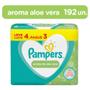 Imagem de Lenços Umedecidos Pampers Aroma de Aloe Vera 192 Unidades