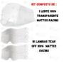 Imagem de Lente Oculos 100% Accuri Strata Racecraft + Tear Off Transparente Motocross 1ª Geração 10 Unidades