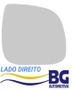 Imagem de Lente retrovisor com base amarok 09-18 lado direito