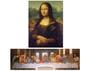 Imagem de Leonardo da Vinci - Monalisa e A Última Ceia - Quebra-cabeça - Combo 1000 + 1500 peças - Game Office
