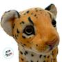 Imagem de Leopardo de Pelúcia - Amarelo - 25cm - 1 unidade - Rizzo