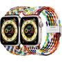 Imagem de Lerobo 2 Pulseiras Solo Loop Trançadas p/ Apple Watch (Edição Colorida/Orgulho)