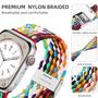 Imagem de Lerobo 2 Pulseiras Solo Loop Trançadas p/ Apple Watch (Edição Colorida/Orgulho)