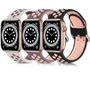 Imagem de Lerobo 3 Pack Pulseiras Compatíveis com Apple Watch (Preto/Rosa/Cinza-Violeta)