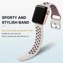 Imagem de Lerobo 3 Pack Pulseiras p/ Apple Watch 38-49mm, Silicone S/M