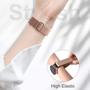Imagem de Lerobo 3 Pulseiras Elástica Nylon Compatível com Galaxy Watch 7/6/5/4 (Preto, Cactus, Rosa)