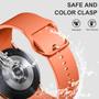 Imagem de Lerobo 5 Pulseiras Compatíveis com Galaxy Watch 7/6/5/4 20mm (Coral/Ouro/Vinho/Rosa/Verde)