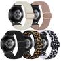 Imagem de Lerobo 5 Pulseiras Elásticas Compatíveis com Galaxy Watch (Cores Variadas)