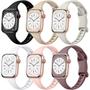 Imagem de Lerobo 6 Pack Pulseiras Slim para Apple Watch Series 9/8/7/Ultra/SE