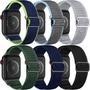 Imagem de Lerobo 6 Pack Pulseiras Trançadas Compatíveis com Apple Watch (cores diversas)