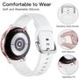 Imagem de Lerobo Kit 6 Pulseiras de Silicone Compatíveis com Galaxy Watch (Multicolor)