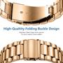 Imagem de Lerobo Pulseira Aço Inox c/ 2 Capas p/ Apple Watch 38-49mm (Royal Gold)