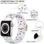 Imagem de Lerobo Pulseira Trançada Compatível com Apple Watch (Granulados Coloridos)