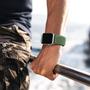 Imagem de Lerobo Pulseira Trançada Compatível com Apple Watch (Verde Pinho)
