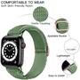 Imagem de Lerobo Pulseira Trançada Compatível com Apple Watch (Verde Pinho)