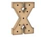 Imagem de Letra Caixa Grande X Mdf 80Cm Altura Furo Lampada Iluminação
