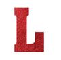 Imagem de Letra L Em Eva Vermelha Com Glitter Piffer