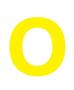 Imagem de Letras em EVA Alfabeto Amarelo - 14cm