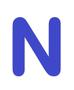 Imagem de Letras em EVA Alfabeto Azul Royal - 14cm