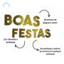 Imagem de Letreiro Boas Festas Para Decoração De Mesa E Parede Dourado