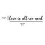 Imagem de Letreiro de Parede em MDF Love Is All We Need