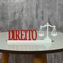 Imagem de Letreiro Direito Decorativo 3D de Mesa Presente Para Advogado Advogada e Formatura