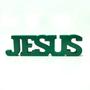 Imagem de Letreiro Jesus em PVC Ilumine seu Lar com Fé e Devoção 25X9