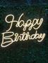 Imagem de Letreiro Led Neon Happy Birthday 45x35cm - Bivolt