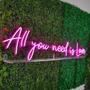 Imagem de Letreiro Neon Led - All You Need Is Love