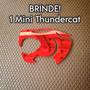 Imagem de Letreiro Thundercats 3d Espelhado 16cm Geek/gamer + Brinde!