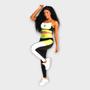 Imagem de Lets Gym Conjunto Moon Com Legging Alta Compressão Bolso Lateral E Top Slim Com Bojo Removível